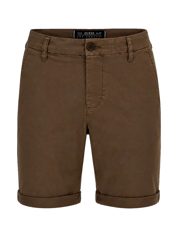 GUESS GUESS Hlače 'Myron Short'  rjava