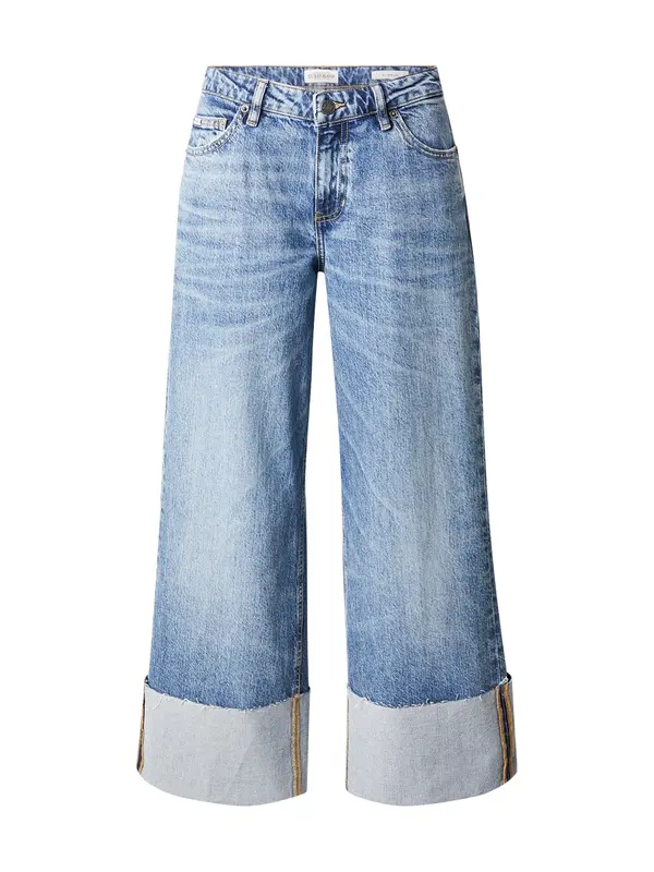 GUESS JEANS GUESS JEANS Kavbojke 'GJ WIDE LEG CUFFED'  svetlo modra