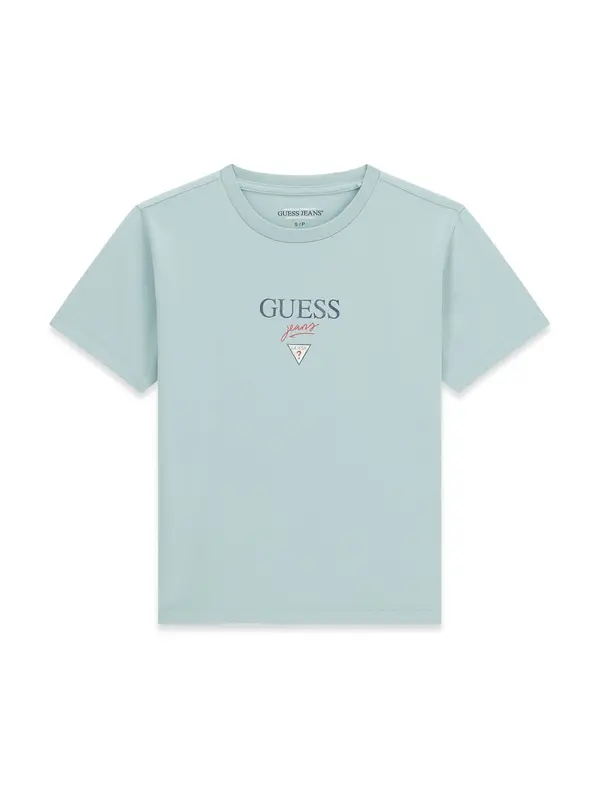 GUESS JEANS GUESS JEANS Majica 'BABY BAKER'  mornarska / meta / rdeča / bela