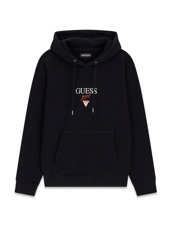 GUESS JEANS GUESS JEANS Majica 'BAKER'  rdeča / črna / bela