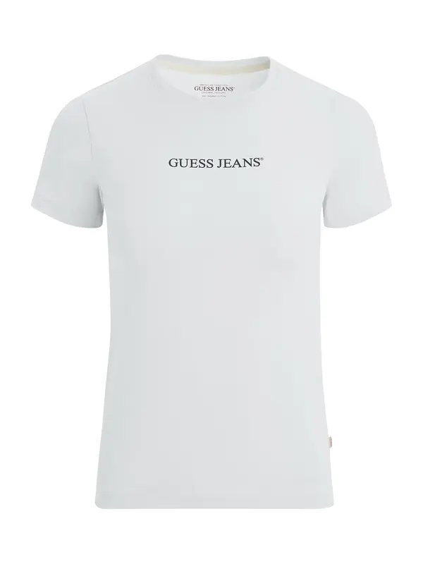 GUESS JEANS GUESS JEANS Majica  črna / bela