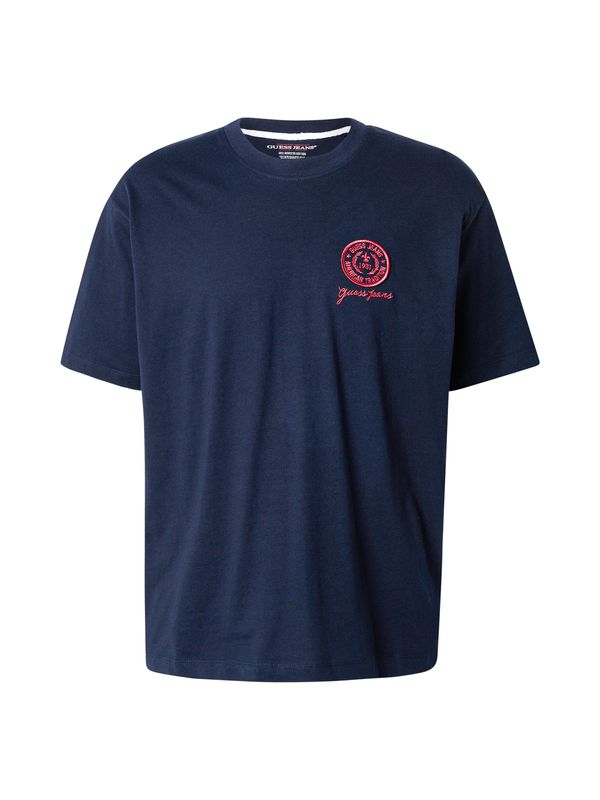 GUESS JEANS GUESS JEANS Majica  mornarska / rdeča