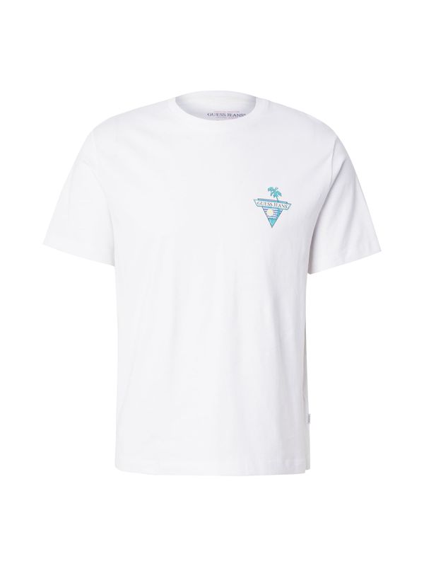 GUESS JEANS GUESS JEANS Majica  mornarska / turkizna / pastelno rumena / bela