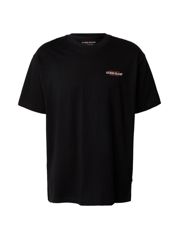 GUESS JEANS GUESS JEANS Majica  rdeča / črna / bela