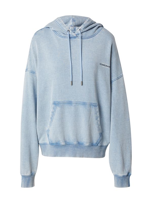 GUESS JEANS GUESS JEANS Majica  svetlo modra / črna / bela