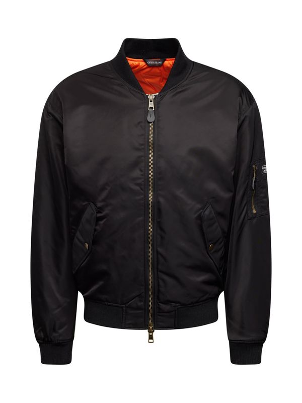 GUESS JEANS GUESS JEANS Prehodna jakna  črna