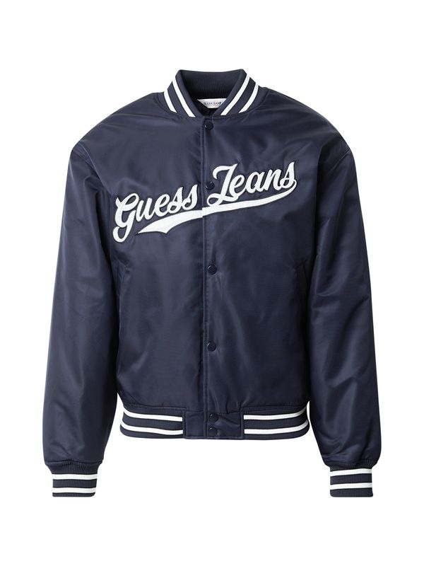 GUESS JEANS GUESS JEANS Prehodna jakna  marine / bela