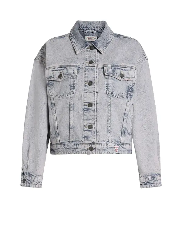 GUESS JEANS GUESS JEANS Prehodna jakna  svetlo modra