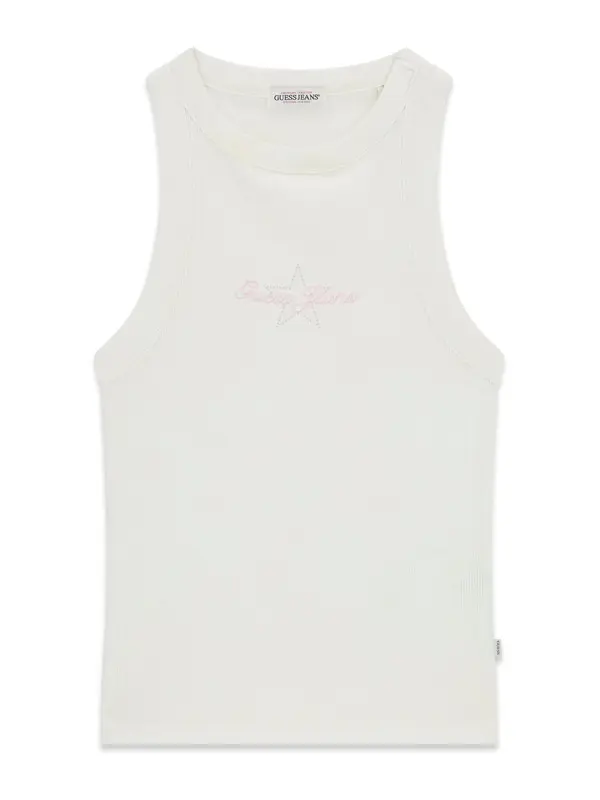 GUESS JEANS GUESS JEANS Top  pesek / svetlo modra / roza