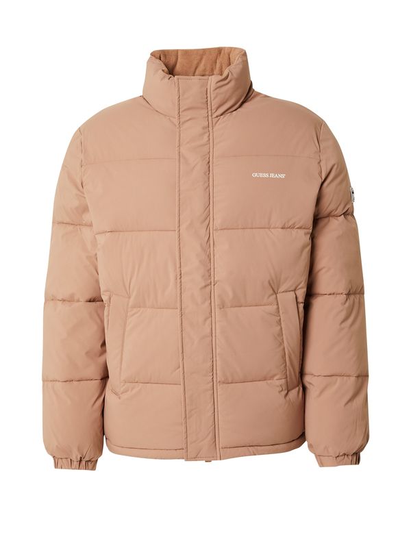 GUESS JEANS GUESS JEANS Zimska jakna  pesek / bela