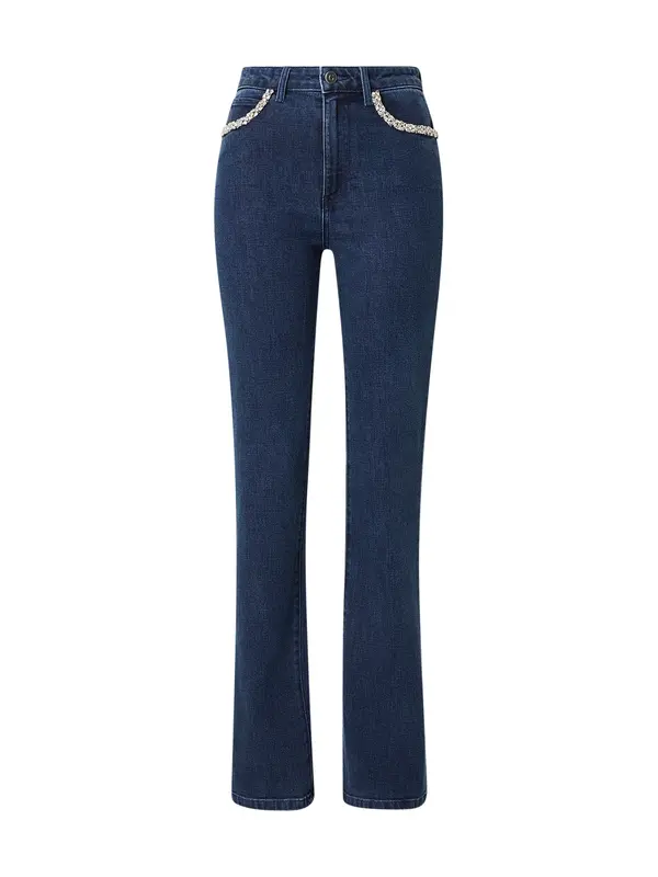 GUESS GUESS Kavbojke  temno modra