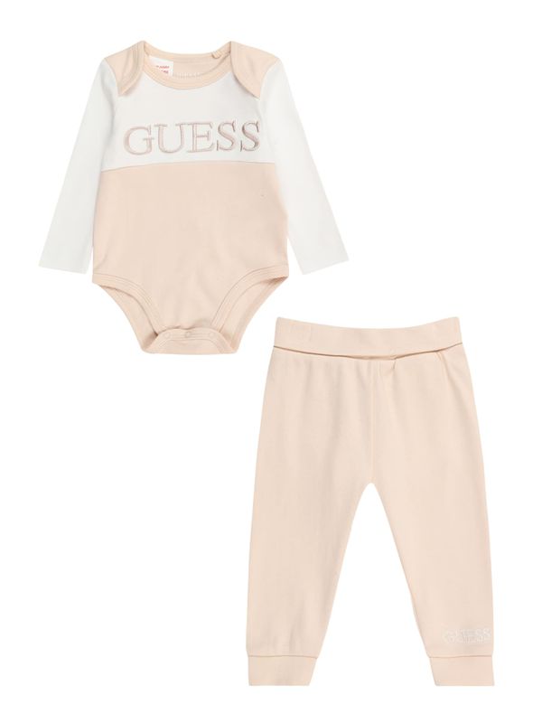 GUESS GUESS Komplet  pesek / bela