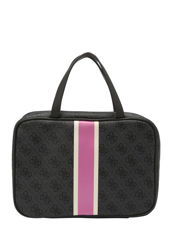GUESS GUESS Kozmetična torbica  roza / črna / bela