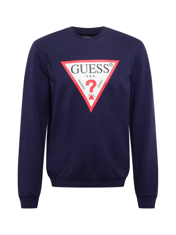 GUESS GUESS Majica 'Audley'  marine / rdeča / bela