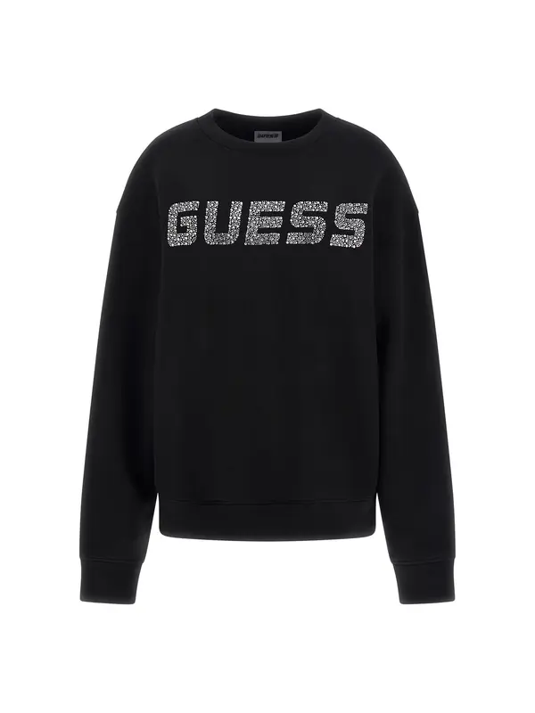 GUESS GUESS Majica 'CECILIA'  siva / črna