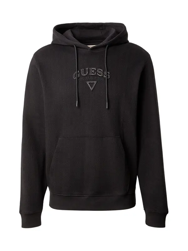 GUESS GUESS Majica  črna / bela