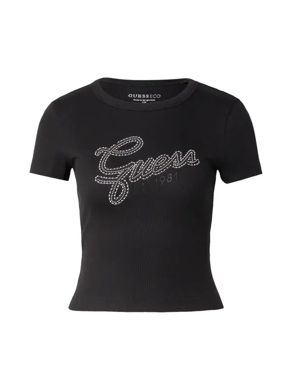 GUESS GUESS Majica  črna