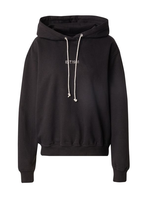 GUESS GUESS Majica  črna / srebrna