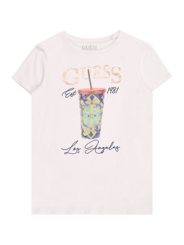 GUESS GUESS Majica  encijan / bronasta / črna / bela