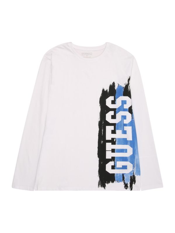 GUESS GUESS Majica  kraljevo modra / črna / bela