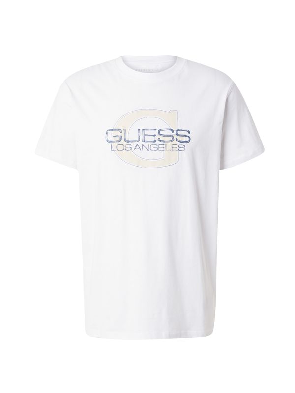 GUESS GUESS Majica  kremna / marine / bela