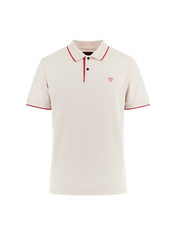 GUESS GUESS Majica  kremna / rdeča