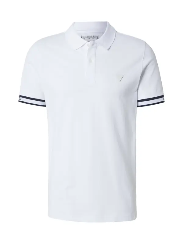 GUESS GUESS Majica 'LYLE'  marine / bela