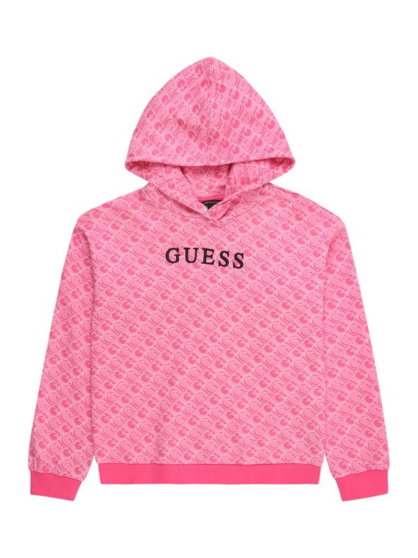 GUESS GUESS Majica  magenta / črna / bela