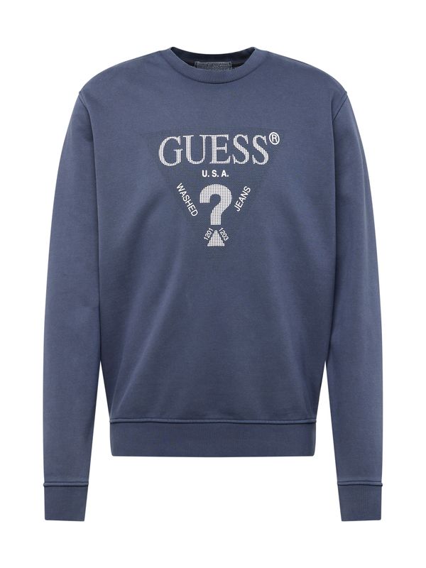 GUESS GUESS Majica  marine / bela