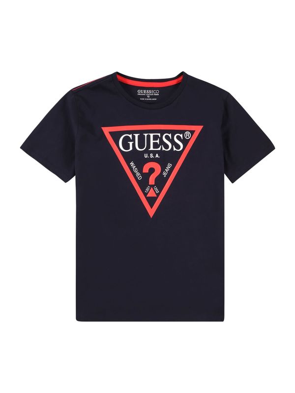 GUESS GUESS Majica  marine / rdeča / bela