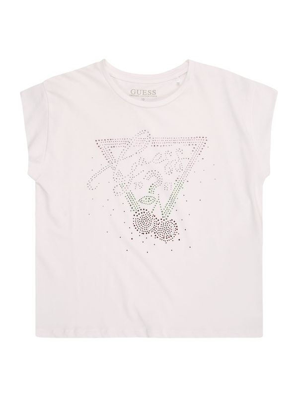 GUESS GUESS Majica 'MIDI'  zelena / rdeča / srebrna / bela