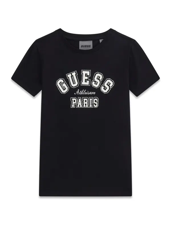 GUESS GUESS Majica 'Minime'  črna / bela