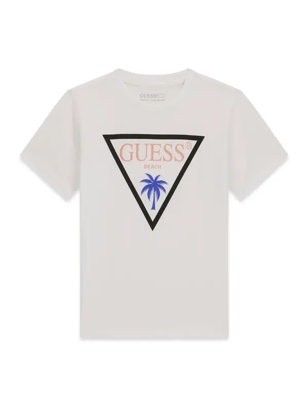 GUESS GUESS Majica 'MINIME'  modra / rosé / črna / bela