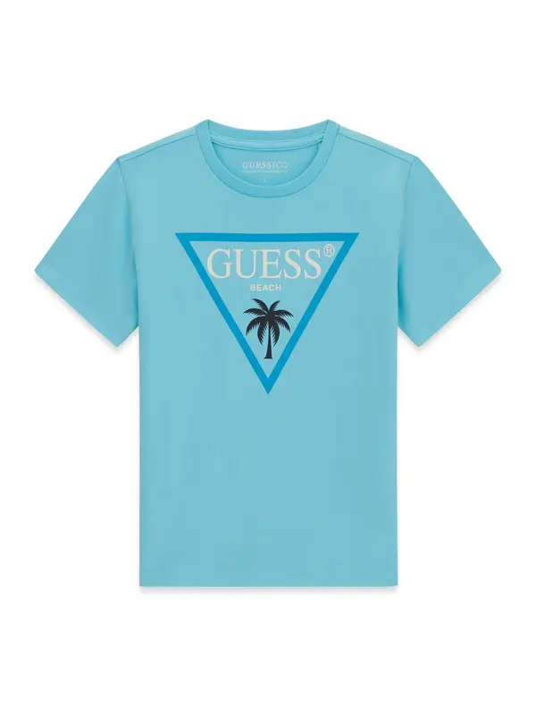GUESS GUESS Majica 'MINIME'  modra / svetlo modra / bela