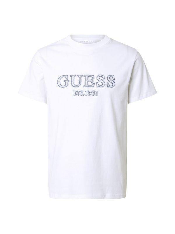 GUESS GUESS Majica  modra / bela