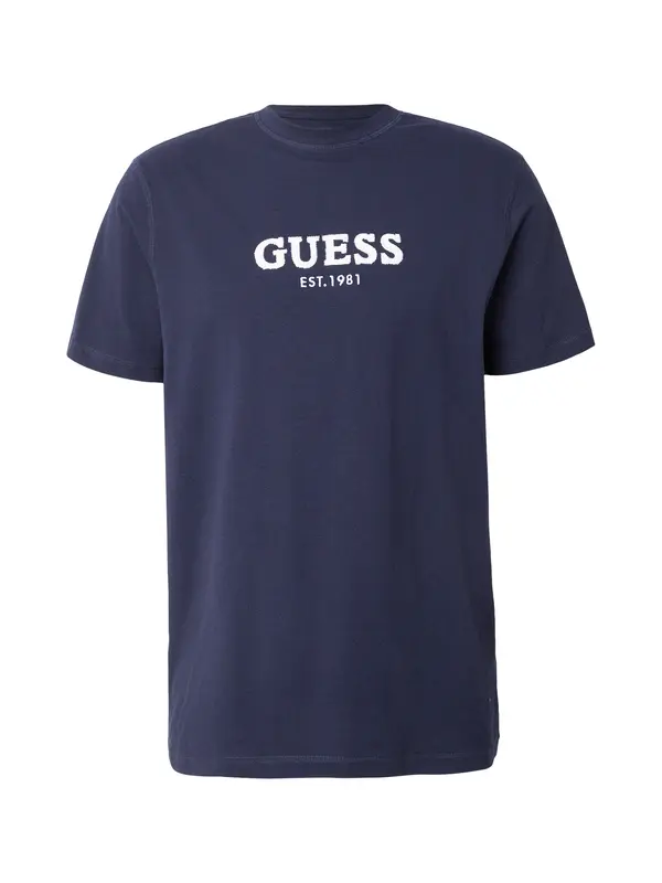 GUESS GUESS Majica  mornarska / off-bela