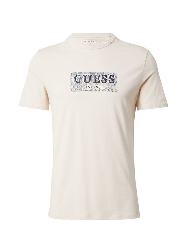 GUESS GUESS Majica  pesek / golobje modra / svetlo modra / črna