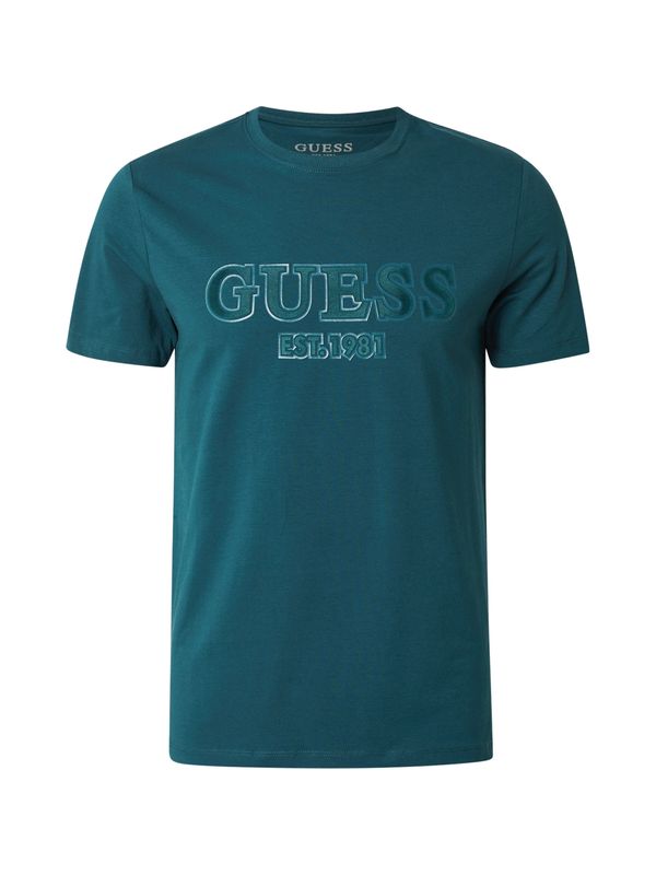 GUESS GUESS Majica  petrol / smaragd