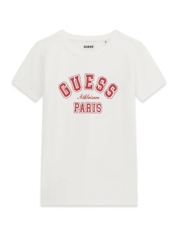 GUESS GUESS Majica  rdeča / bela
