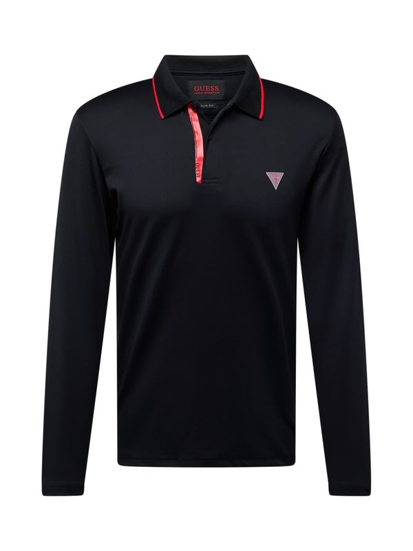 GUESS GUESS Majica  rdeča / črna