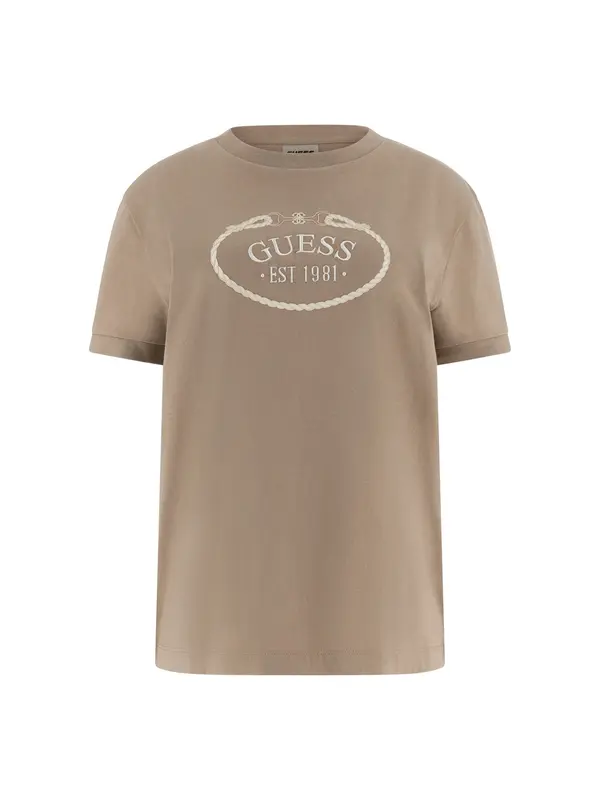 GUESS GUESS Majica 'ROSALBA'  temno siva / greige