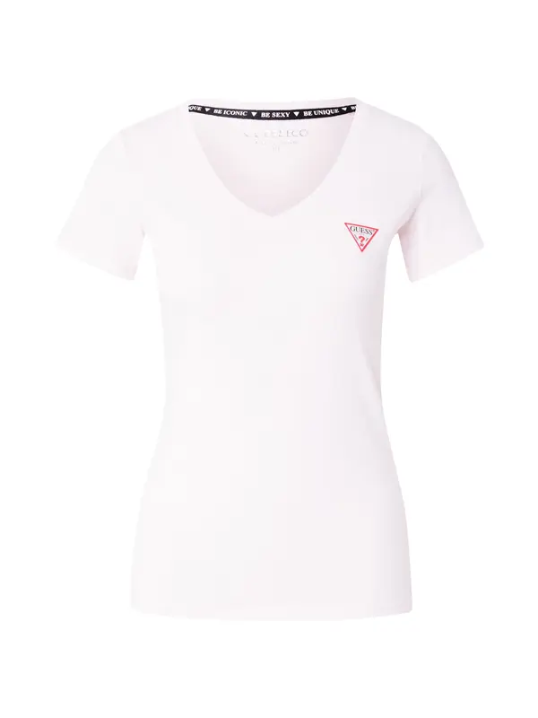 GUESS GUESS Majica  rosé / rdeča / črna