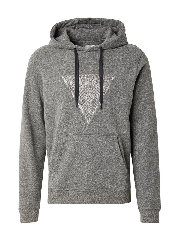 GUESS GUESS Majica  siva / pegasto črna