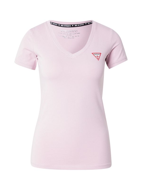 GUESS GUESS Majica  sliva / živo rdeča / črna / bela