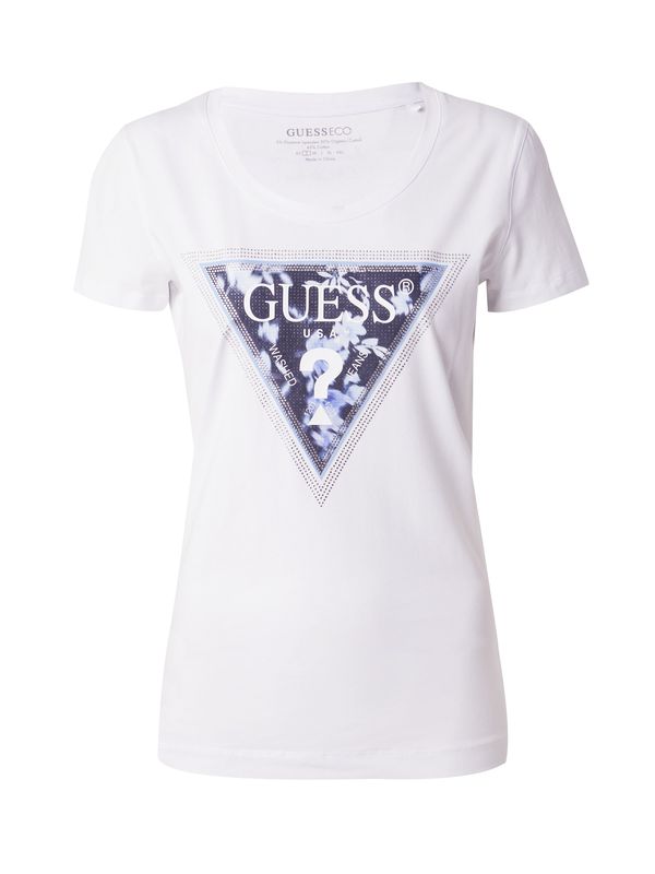 GUESS GUESS Majica  svetlo modra / temno modra / bela