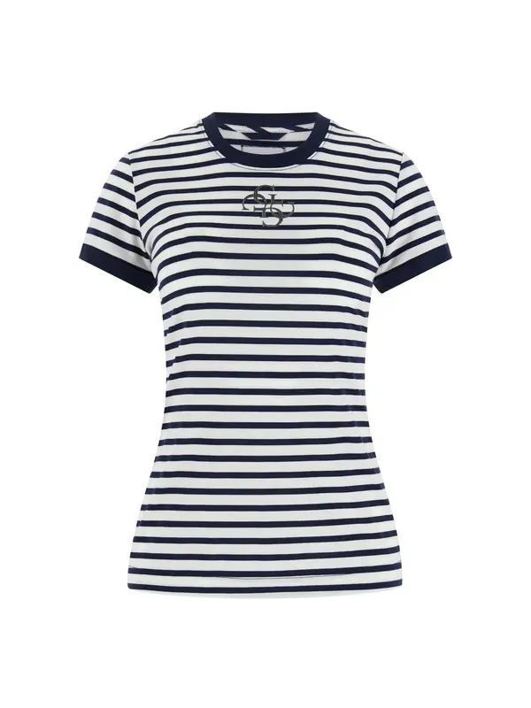 GUESS GUESS Majica  temno modra / bela