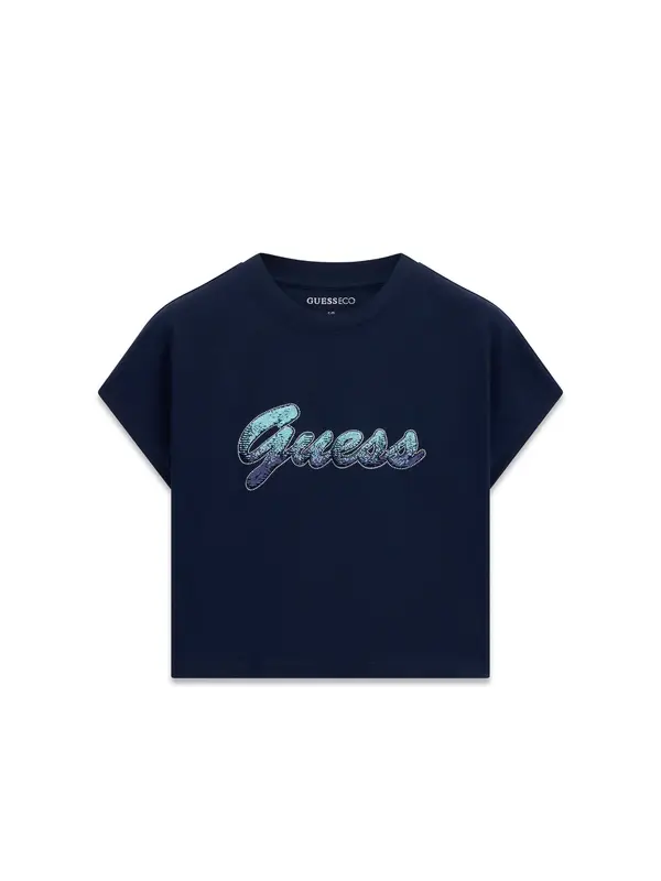 GUESS GUESS Majica  temno modra