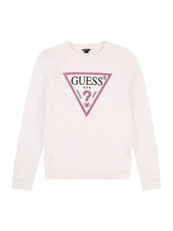 GUESS GUESS Majica  temno roza / črna / off-bela