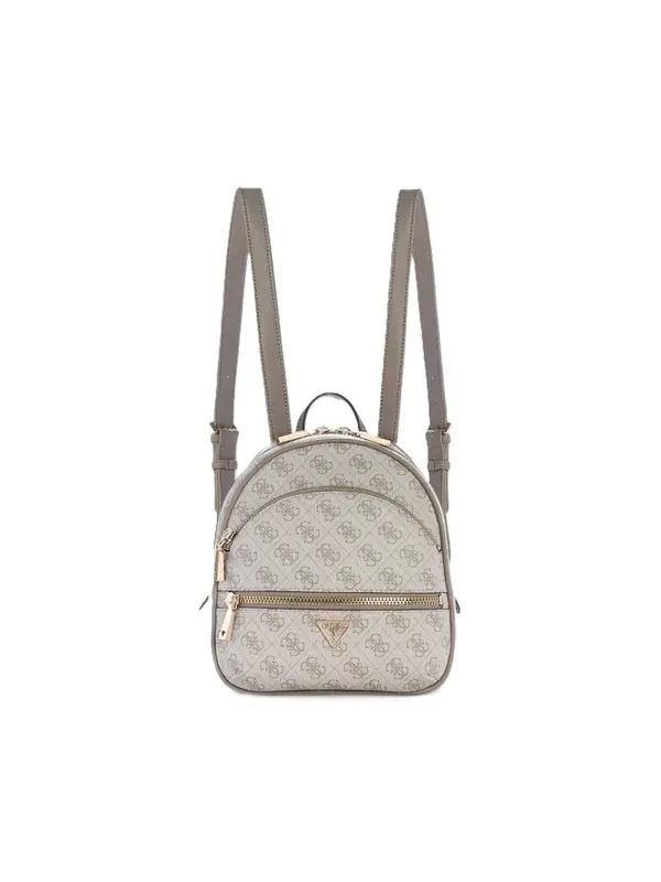GUESS GUESS Nahrbtnik 'Manhattan II'  ecru / temno siva