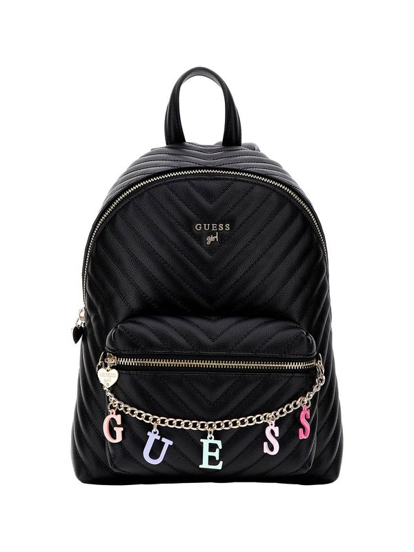 GUESS GUESS Nahrbtnik  meta / pastelno lila / svetlo roza / črna